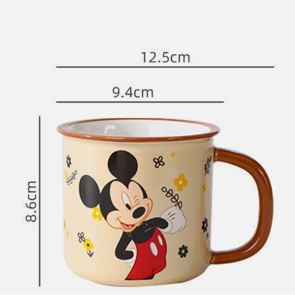 Disney Mickey Mouse Cream and Brown Mug - Picture 3 of 3